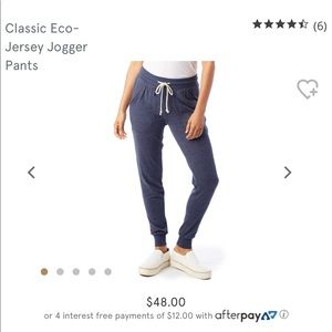 Jersey Jogger pants Small